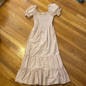 English Factory Floral Maxi Dress